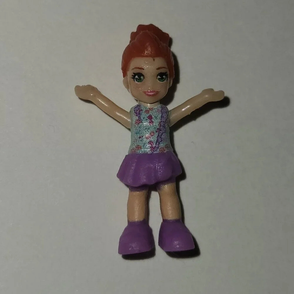 Polly Pocket Flamingo Floatie Compact Lila Doll Mattel 2017